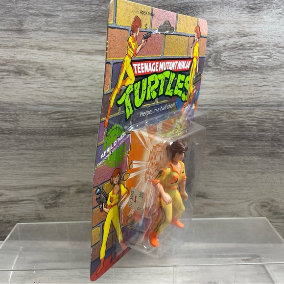 Vintage NOS Teenage Mutant Ninja Turtles TMNT April Action Figure Playmates New - Picture 5 of 6